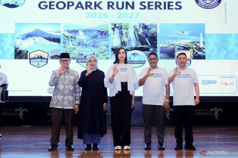 Kemenpar Genjot Wisata Olahraga Geopark Lewat Geopark Run Series 2026-2027