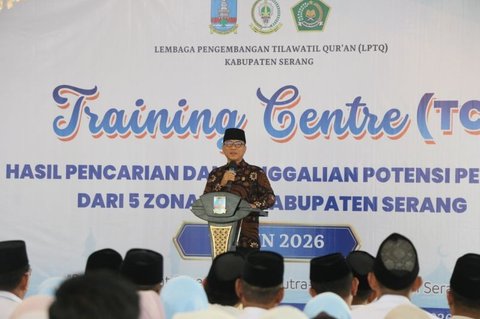 Mendes PDT Dukung Pembinaan Qori Desa di Serang untuk Entaskan Buta Huruf Al-Quran