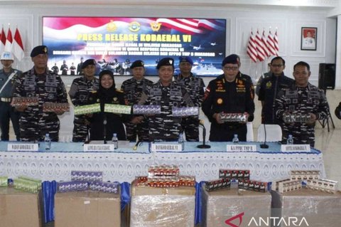 Bea Cukai Sulbagsel Sita 43,39 Juta Batang Rokok Ilegal, Potensi Kerugian Negara Capai Rp42 Miliar