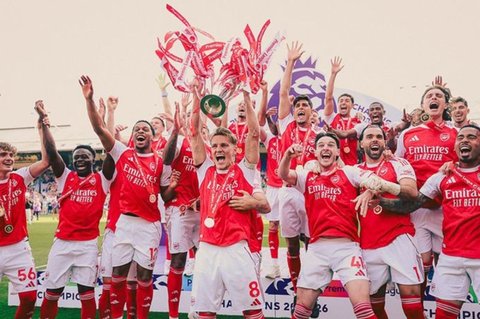 Arsenal Juara Liga Inggris 2025/26, Tutup Musim Manis Kalahkan Palace 2-1