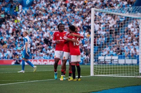 Manchester United Hantam Brighton 3-0, Amankan Tiket Liga Champions Musim Depan