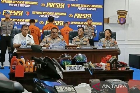 Polres Kapuas Ungkap 12 Kasus Pencurian, Pelaku Lintas Provinsi Terjaring