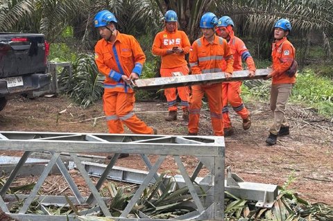 PLN Selesaikan Fondasi Tower Emergency, Percepat Pemulihan Listrik Sumut Pasca Cuaca Ekstrem