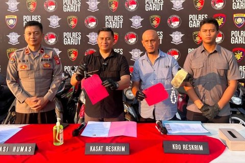 Polres Garut Sita 17 Motor Curian, Residivis Jadi Tersangka Utama