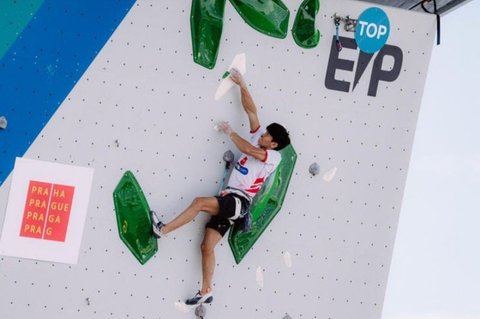 Putra Tri Ramadani, Atlet Panjat Tebing Indonesia, Lolos ke Final World Climbing Series Praha