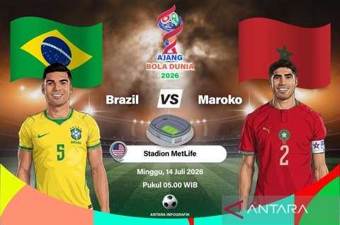 Piala Dunia 2026: Susunan Pemain Brasil vs Maroko Dirilis, Igor Thiago Starter Gantikan Neymar Cedera