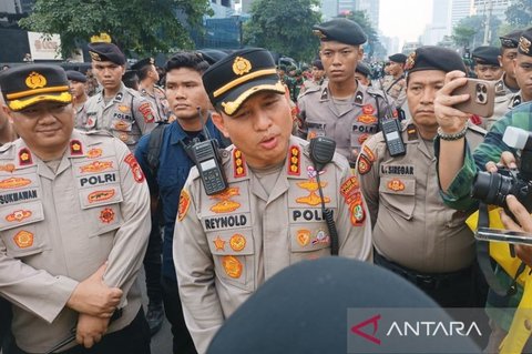Polisi Tegaskan Demo Mahasiswa Bundaran HI Tanpa Surat Resmi