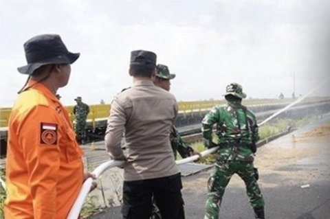 Kodim 1001/HSU Perkuat Kesiapsiagaan Karhutla Lintas Instansi Hadapi Musim Kemarau
