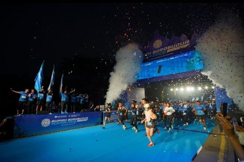 4.000 Pelari Meriahkan Rupiah Borobudur Playon 2026, Dana Donasi Lingkungan Terkumpul Rp600 Juta