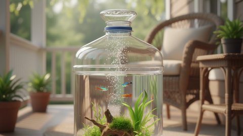 10 Desain Akuarium dari Galon Bekas, Kreatif dan Ramah Lingkungan untuk Dekorasi Rumah