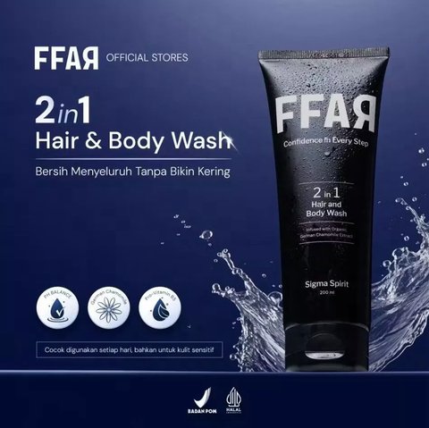 FFAR Sigma Spirit 2in1 Hair &amp;amp; Body Wash.