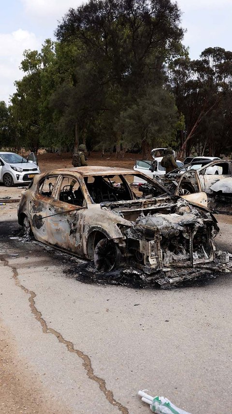 FOTO: Melihat Jejak Serangan Hamas di Festival Musik Israel yang Tewaskan 260 Orang