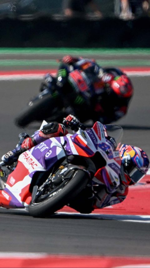 FOTO: Momen Jorge Martin Rajai Sprint Race MotoGP Mandalika 2023