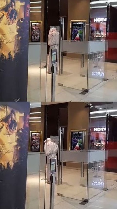 Viral Video Penampakan Mirip Pocong di Bioskop, Sempat Bikin Seram Namun Ngakak saat Lakukan Ini