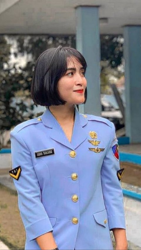 Potret Asha Tanjung, Prajurit TNI AU yang Cantik dengan Pesona Bidadari