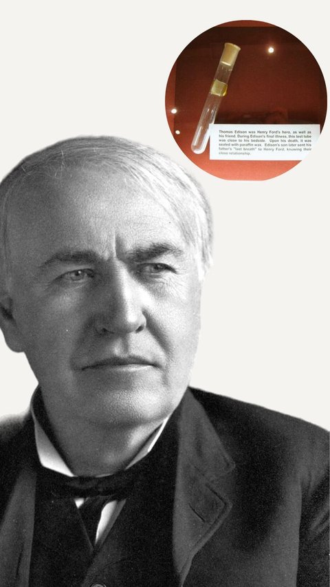 Kisah Aneh di Balik Napas Terakhir Thomas Edison yang Disimpan dalam Sebuah Tabung