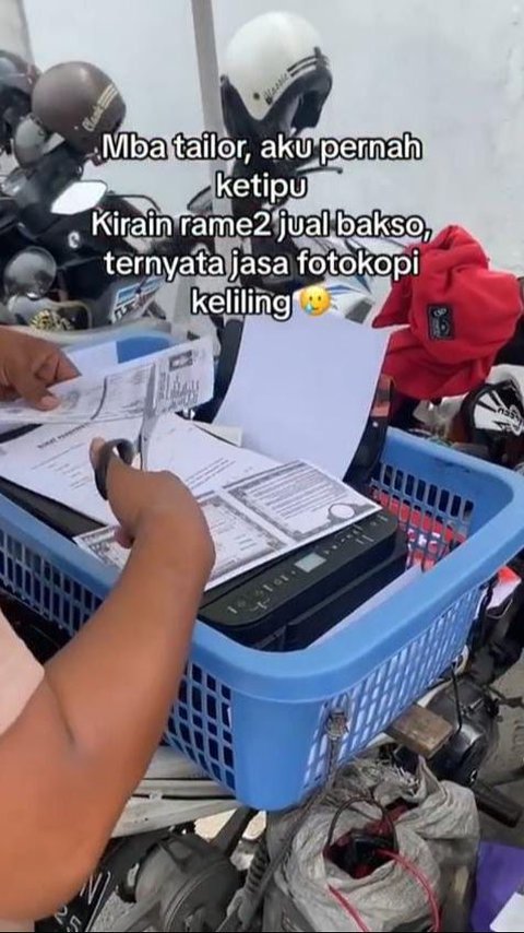 Viral Jasa Fotokopi Keliling di Medan Bak Sinetron, Begini Faktanya