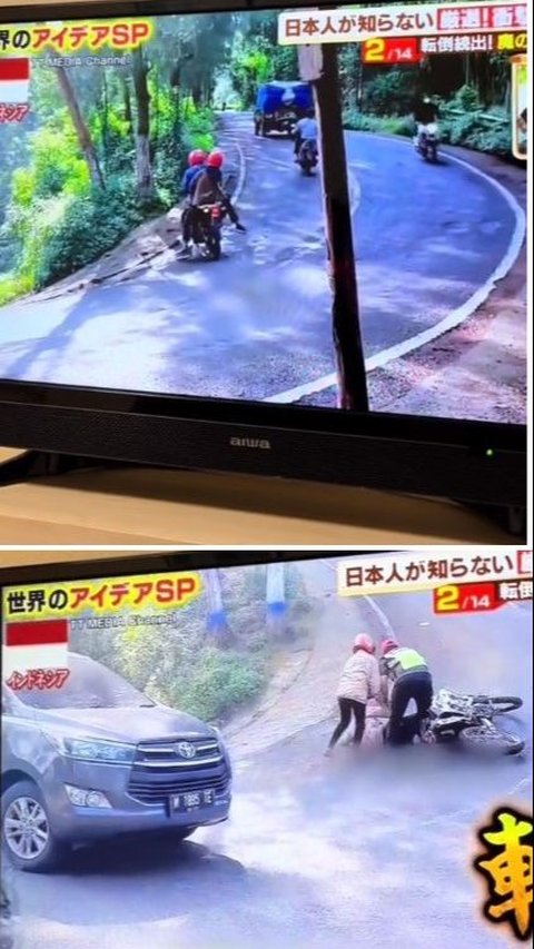 Viral Jalan di Indonesia Tayang di Acara TV Jepang, Masuk dalam Kategori Jalan Teraneh