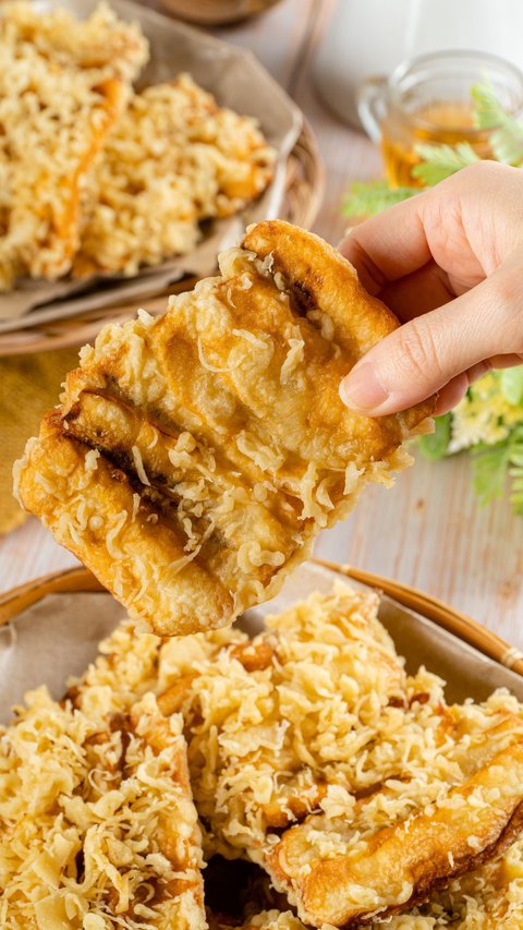 Secret Recipe for Crispy Fried Banana with Crunchy Flour Coating