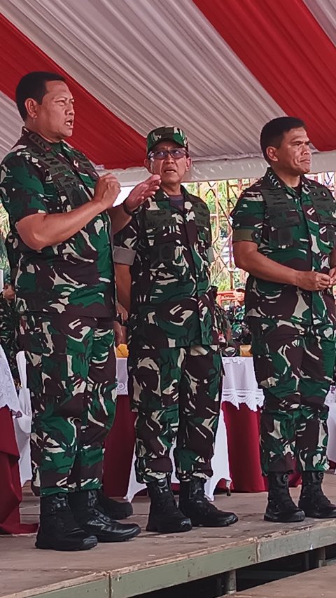 Panglima Yudo hingga Jenderal-Jenderal Pantau Langsung Gladi Bersih HUT ke-78 TNI di Monas