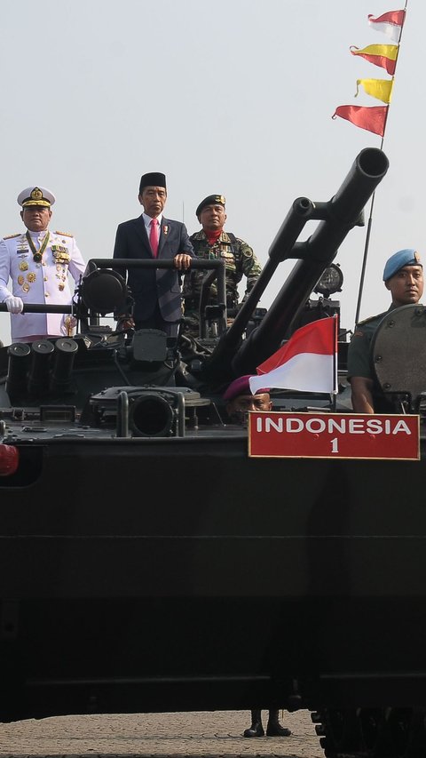 Jokowi: Saya Senang Kepercayaan Masyarakat ke TNI Selalu Urutan Teratas