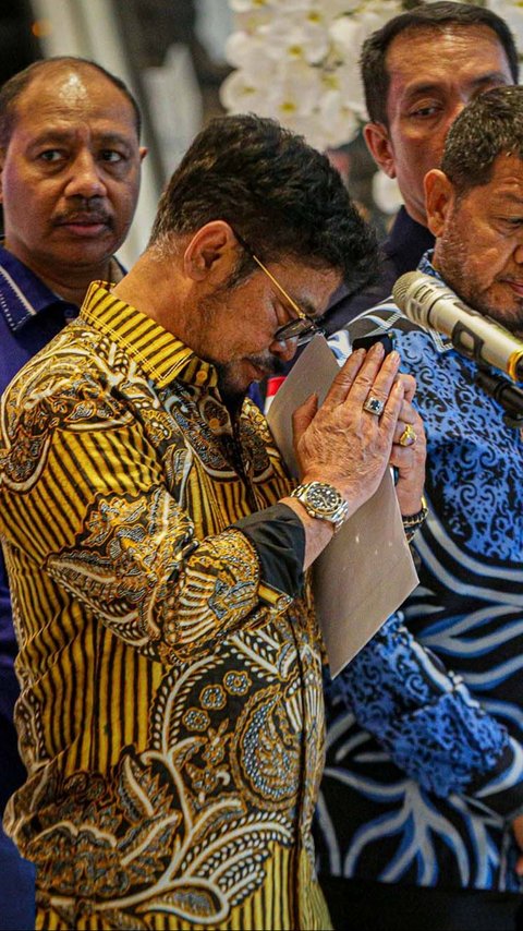 Mentan Syahrul Yasin Limpo Serahkan Surat Pengunduran Diri Ke Jokowi