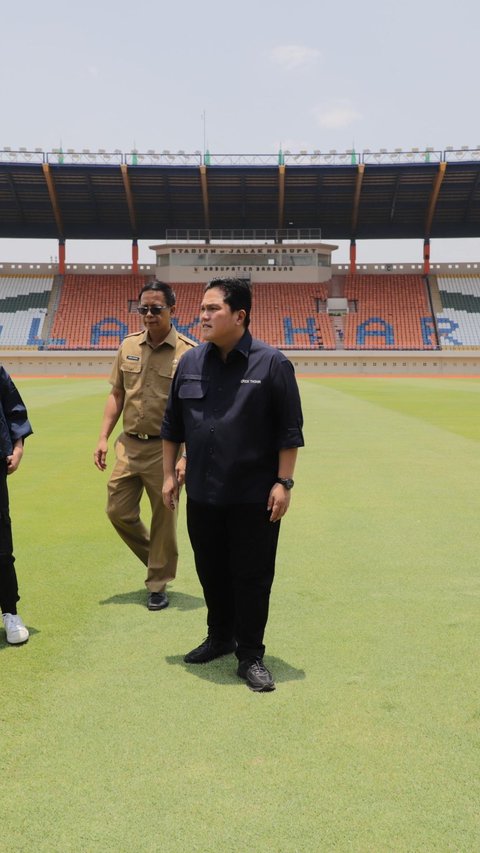 Stadion Si Jalak Harupat Siap Digunakan untuk Piala Dunia U17, Erick Thohir Siapkan Integrasi Kereta Cepat Whoosh