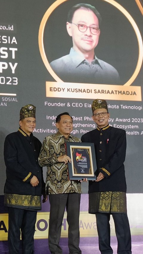 Raih Penghargaan Indonesia Best Philanthropy Award 2023, Ini Pesan Eddy Sariaatmadja