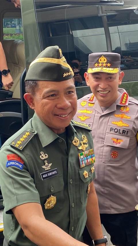 Potret Jenderal Agus Dikawal Yudo Margono dan Kapolri Jalani Fit and Proper Test Calon Panglima TNI