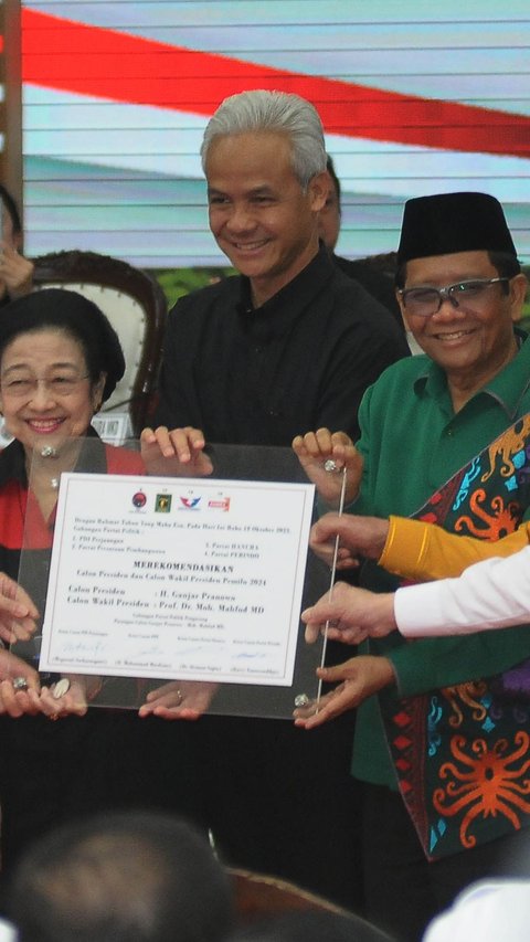 VIDEO: Ganjar-Mahfud Ungkap Arti Pidato Megawati,  Keras Bicarakan Nepotisme Brutal
