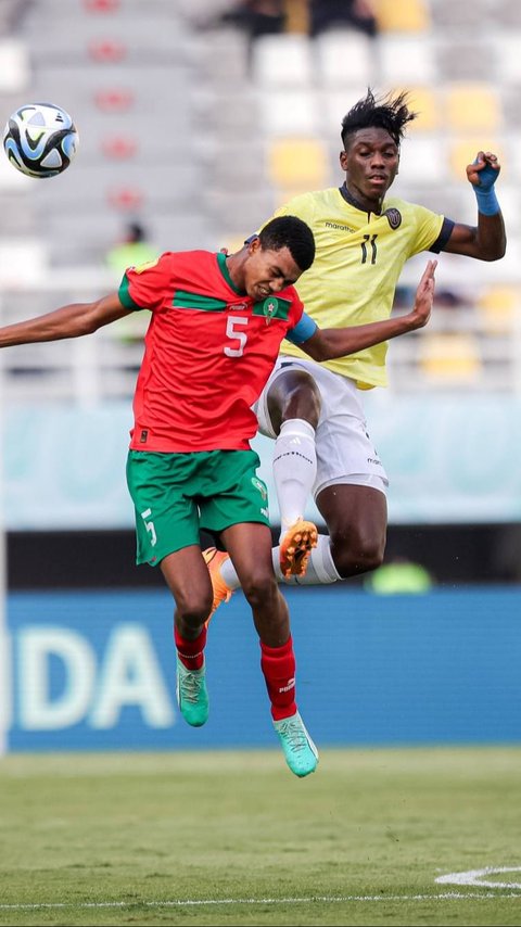 Kalahkan Maroko 2-0, Ekuador Puncaki Grup A Piala Dunia U-17