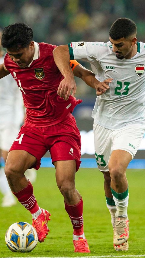 FOTO: Momen Timnas Indonesia Dibantai Irak 1-5, Kekalahan Terbesar di Era Shin Tae-yong