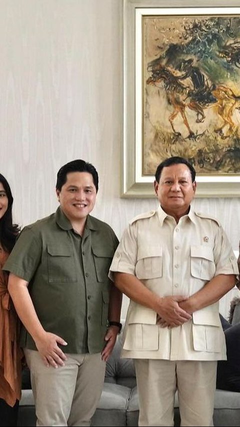 Prabowo Subianto Menolak Duduk di Kursi Utama Meja Makan Rumah Erick Thohir, Sikapnya jadi Perbincangan