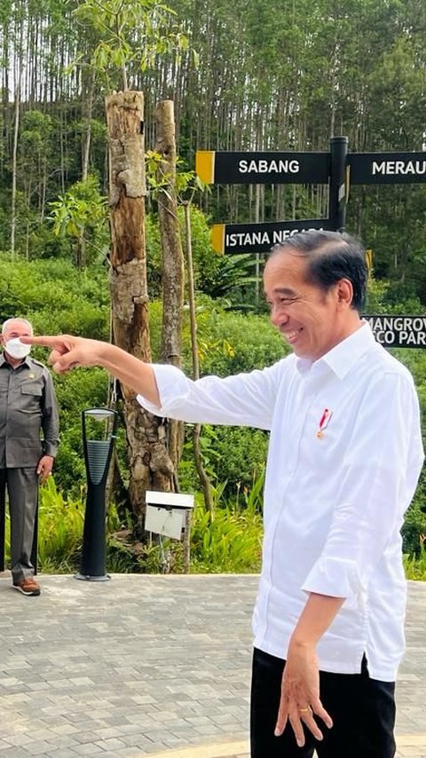 Pantun Jokowi di Depan 100 CEO di IKN: `Supaya Pembangunan Maju Terus, Pinjam Dulu Seratus`