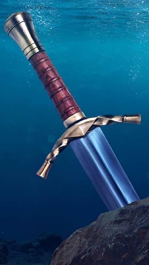 Pedang Kuno Berusia 700 Ditemukan Tertancap di Batu, Benarkah Excalibur?