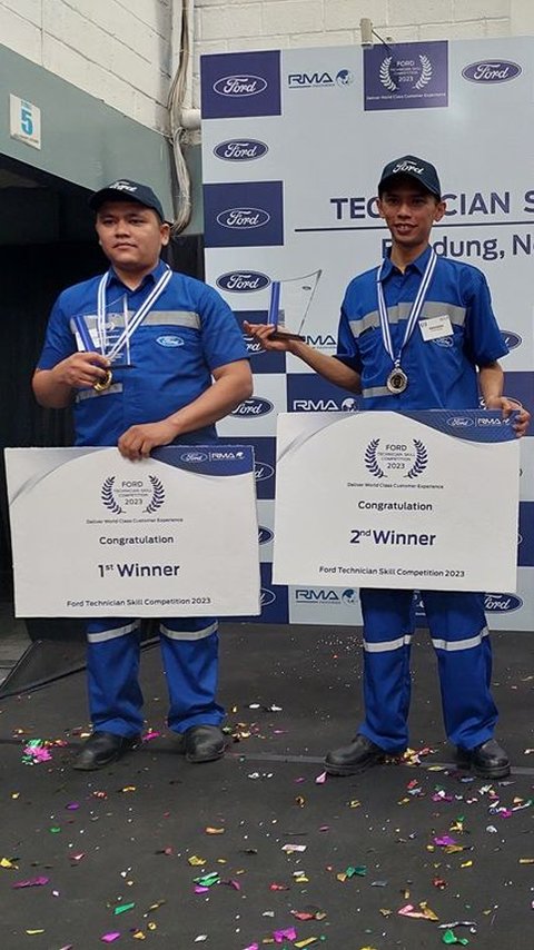 Teknisi asal Medan Jadi Juara Ford Technician Skill Competition 2023