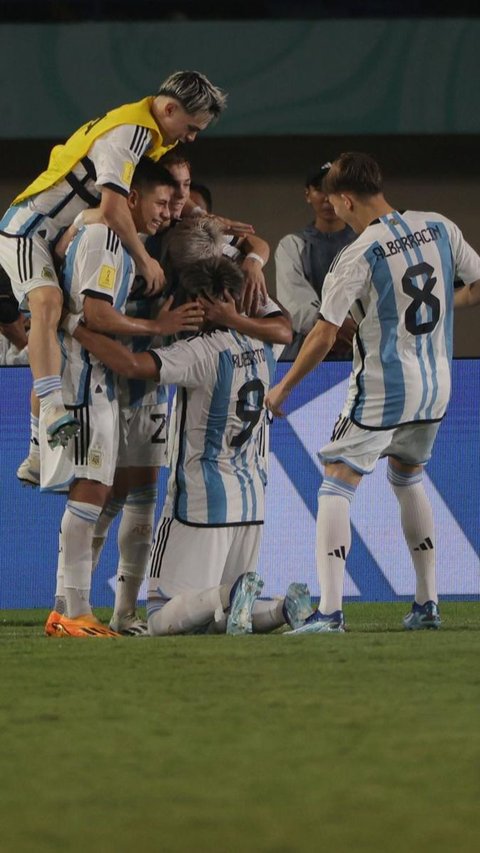 FOTO: Aksi Timnas Argentina Bungkam Venezuela 5-0 hingga Lolos ke Babak Perempat Final Piala Dunia U-17 2023