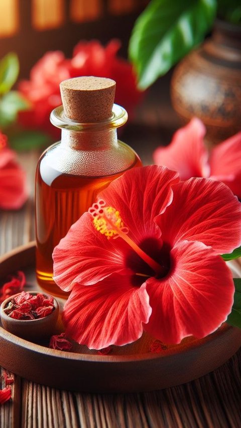 Cara Membuat Minyak Bunga Sepatu (Hibiscus Oil) untuk Mencegah Uban dan Kerontokan Rambut