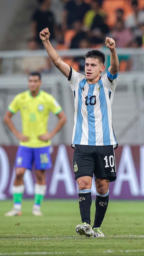 FOTO: Tanpa Ampun! Argentina Habisi Brasil 3-0 dan Lolos ke Semifinal Piala Dunia U-17