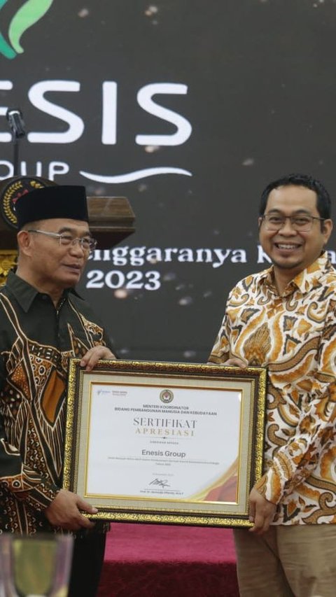 Menko Muhadjir Beri Germas Award 2023, Enesis Salah Satu Penerima