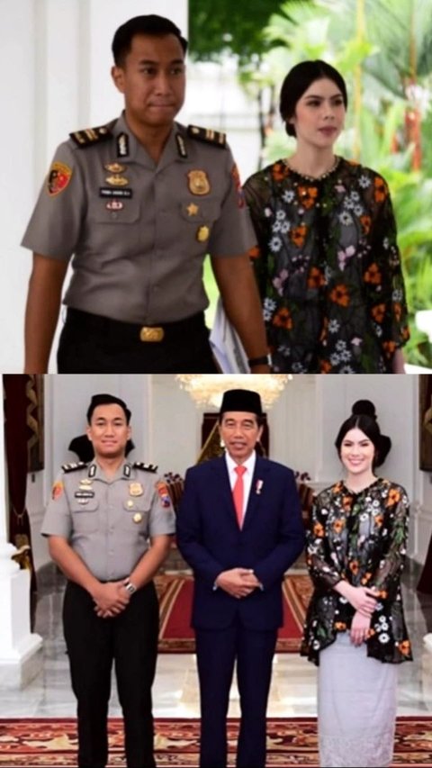 Momen Perwira Polisi Anak Wakapolri Temui Presiden Jokowi Ajak Calon Istri, Ngundang ke Nikahan?