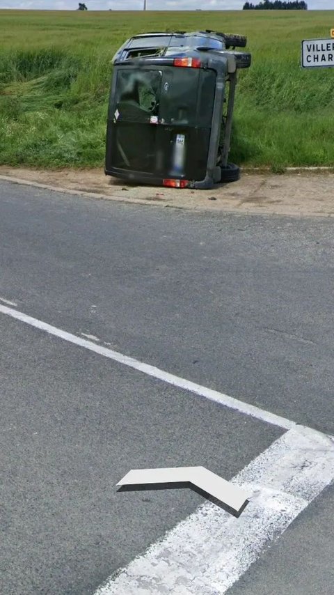 10 Potret Kecelakaan Lalu Lintas Terekam Google Street View, Momen Sial yang Terabadikan Sepanjang Waktu