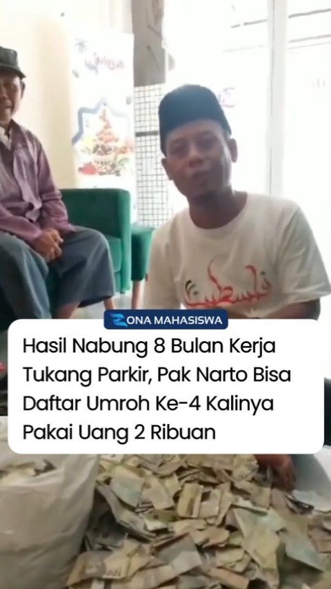 VIDEO: Tukang Parkir Umrah 4 Kali Pakai Uang Rp2000