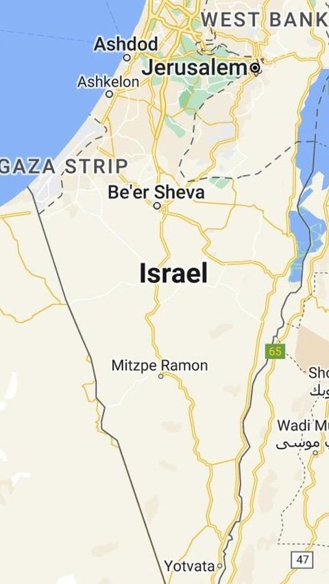 Palestina Tidak Muncul di Google Maps, China Hapus Israel di Peta Online