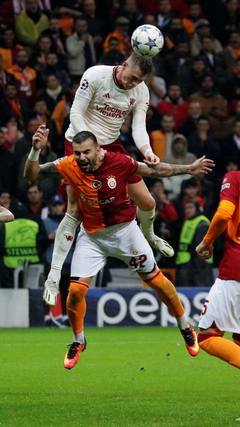 FOTO: Laga Sengit Galatasaray Vs Manchester United Ciptakan Drama Enam Gol di Matchday ke-5 Grup A Liga Champions