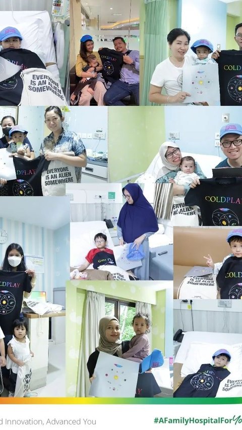 Not Just a Trash Cleaning Ship, Coldplay Secretly Donates Merchandise to Children Patients at RS Jakarta