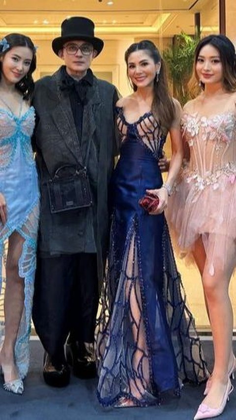 Potret Cantik Natasha Wilona saat Hadiri Pesta Ultah Ashanty, Penampilannya Dipuji Bak Bidadari