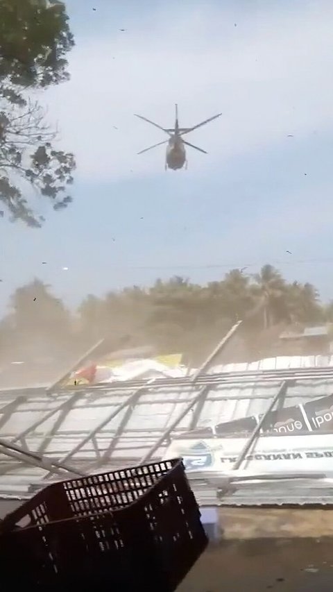 Viral Helikopter Mendarat Bikin Rusak Warung di Pangandaran, Ini Fakta di Baliknya