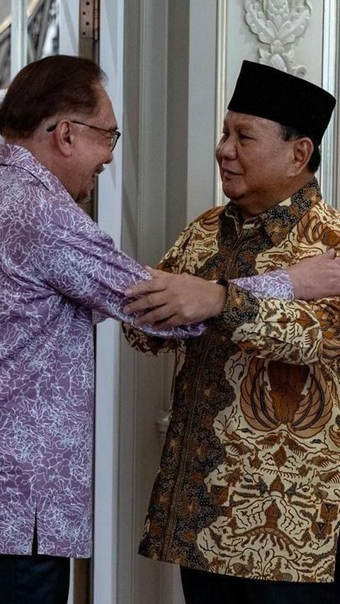 Bertemu PM Malaysia Anwar Ibrahim, Prabowo Ungkap Pernah Mandi di Kali Ciliwung