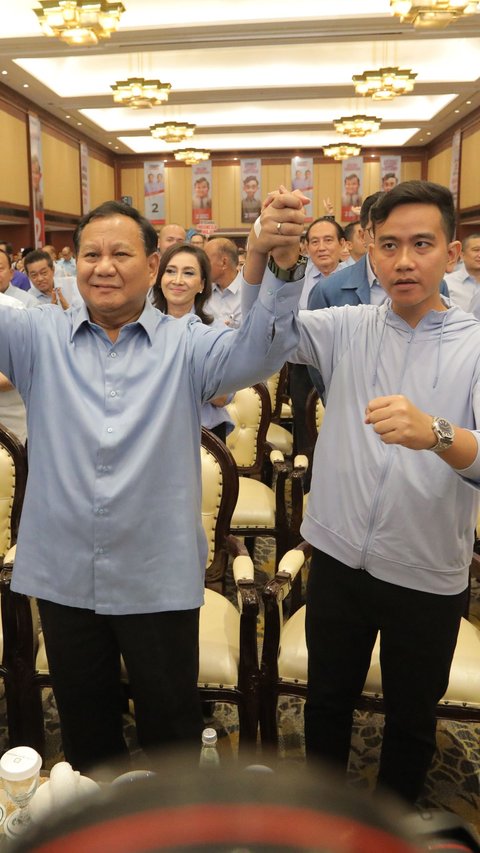 FOTO: Panaskan Mesin Politik, Prabowo-Gibran Hadiri Rakornas Tim Kampanye Nasional